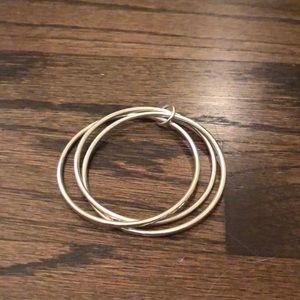 James Avery Linked Bangle Bracelets w/ charm hook